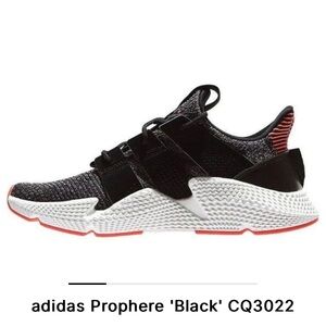 Mens adidas 12 shoes Prophere Black Solar cq3022
